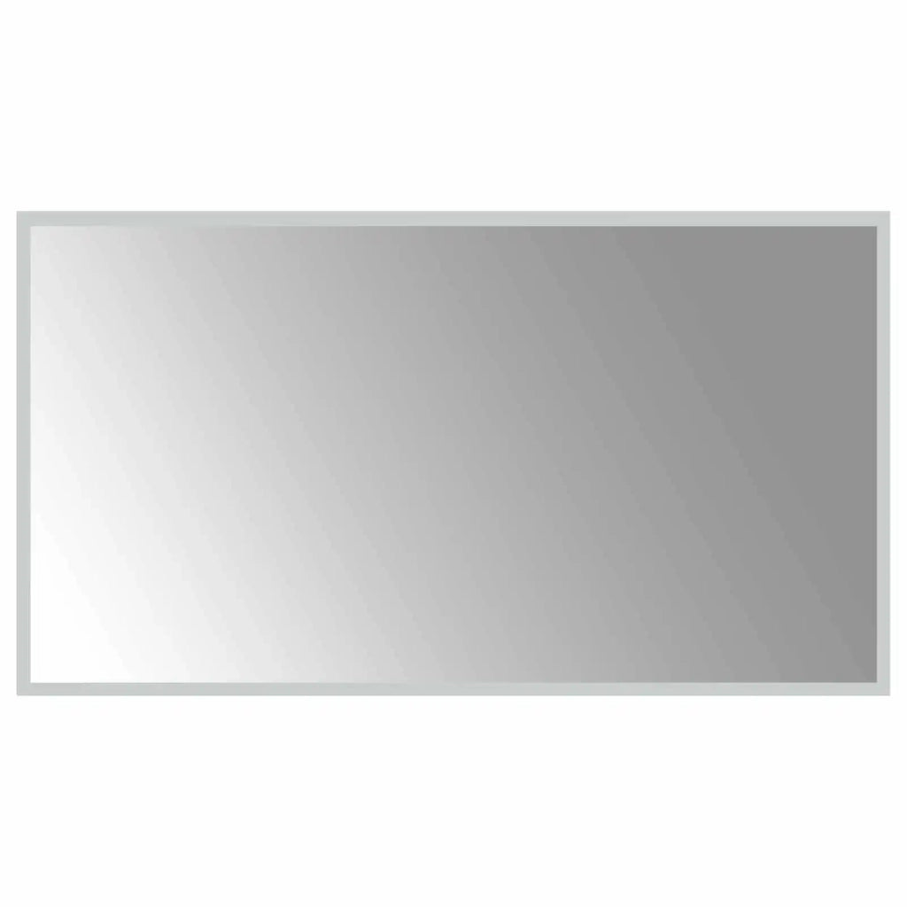 Specchio da bagno LED Trasparente 90 x 50 cm vetro temperato 42045820