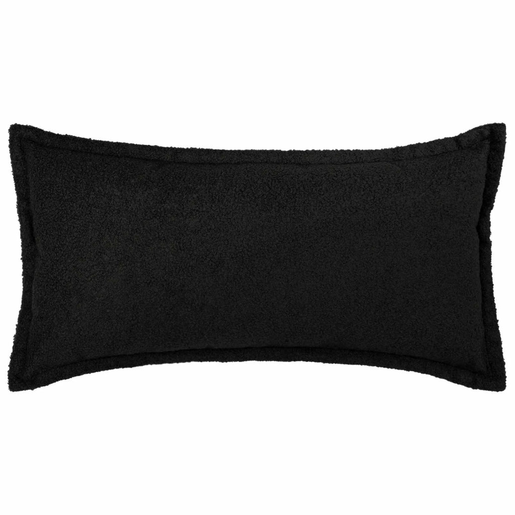 Federa 12 pcs HOUTEN Nero 40 x 80 cm Bouclé 918216