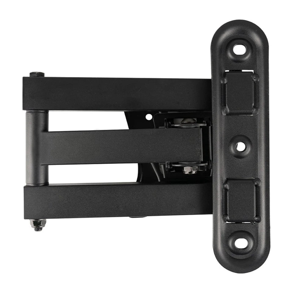 Supporto a parete per TV e monitor Maclean MC-417 a movimento completo 13-32" 30kg max. VESA 100x100 Nero verniciato a polvere Staffa universale regolabile per distanza dal muro, rotante e inclinabile