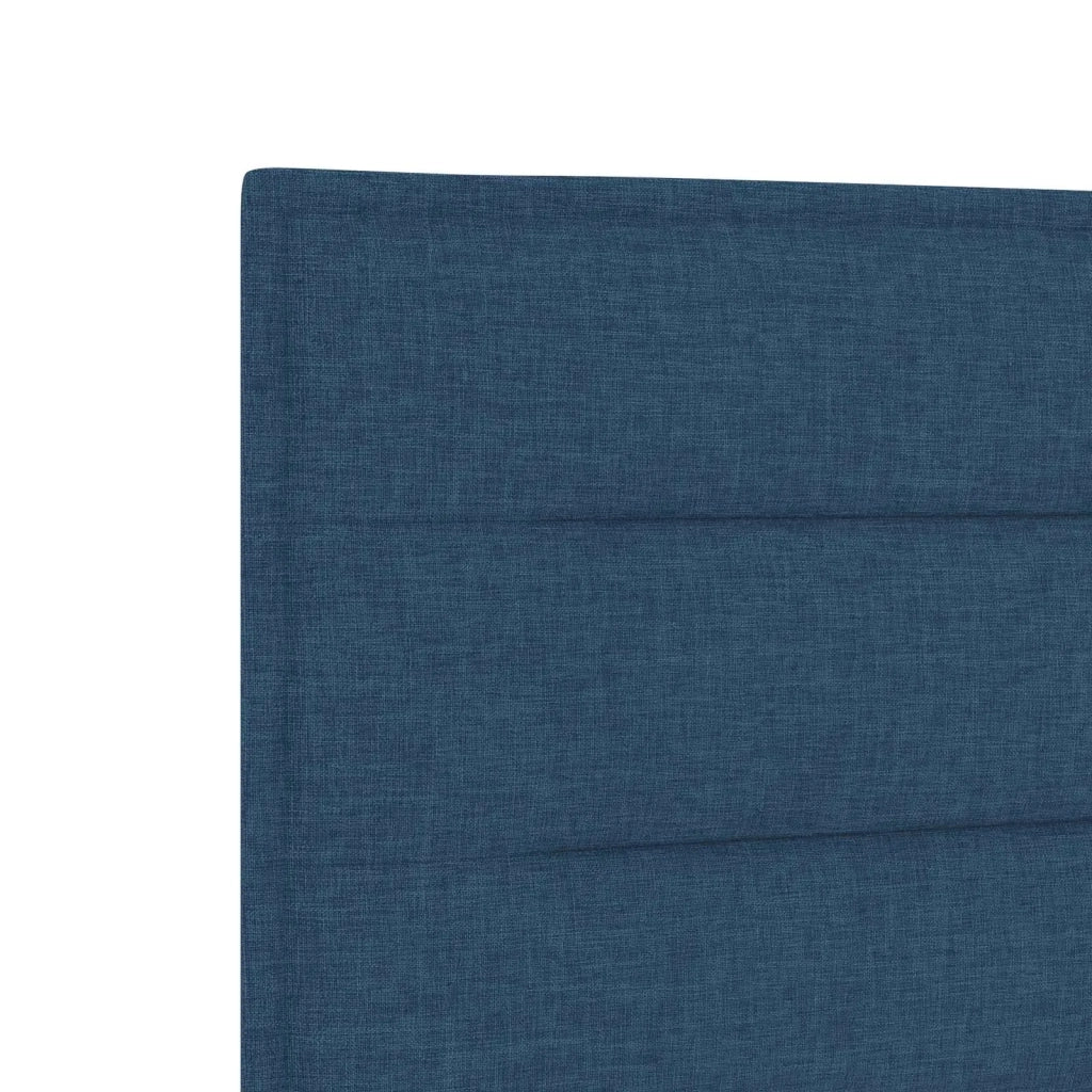 Letto box spring con materasso Blu 100 x 200 cm Tessuto 3452861