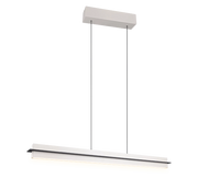 Lampada a sospensione LED, metallo, grigio caldo, L 95 cm, Emerson