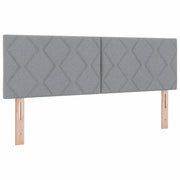 Testiera | Testata Grigio chiaro 160 cm Tessuto