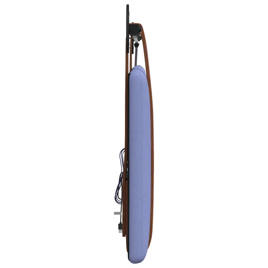 Testiera sospesa Con luce LED Blu jeans PU Antico 3423905