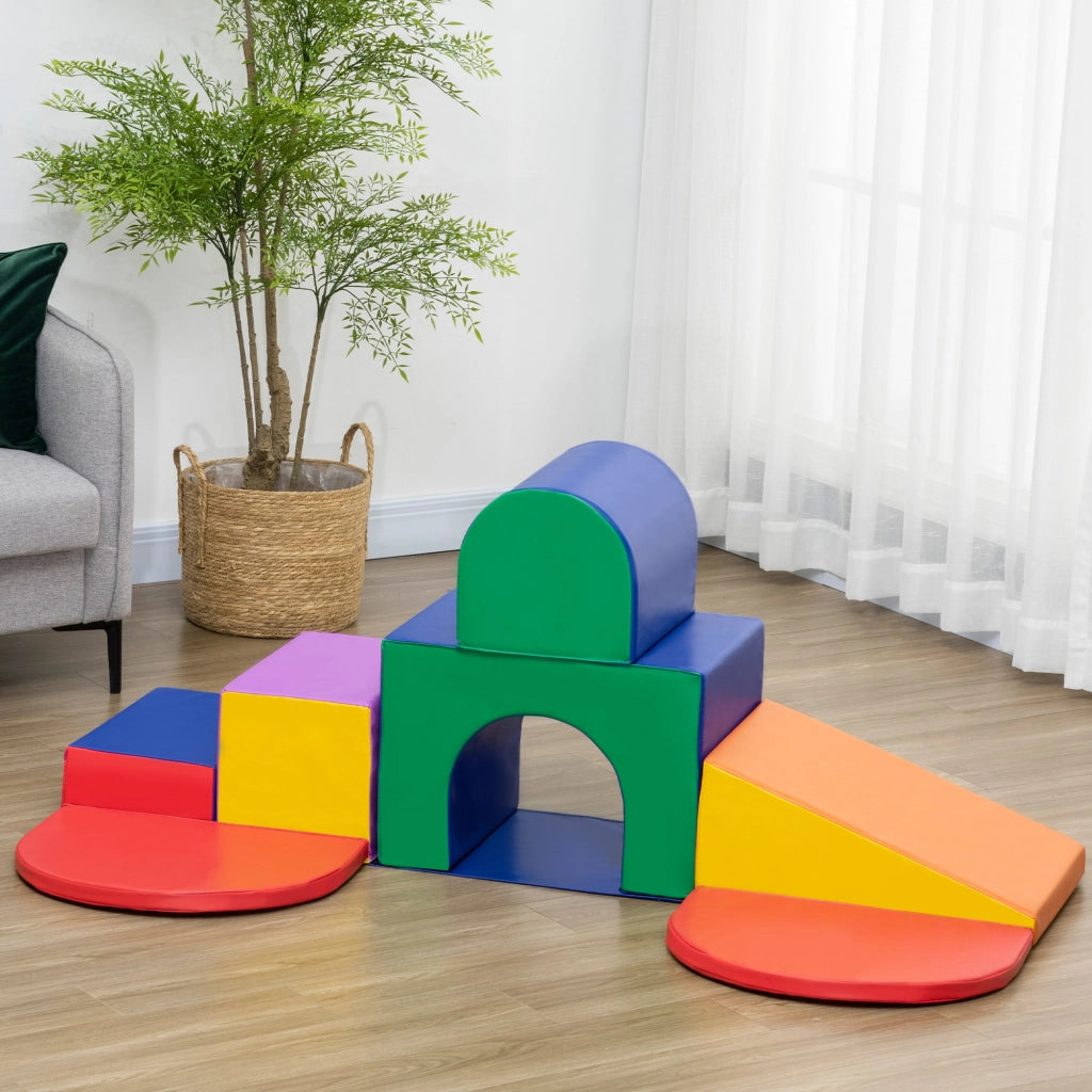 Casetta per Bambini ¨C Minimal ¨C Multicolore in PU e EPE, 170x130x40 cm