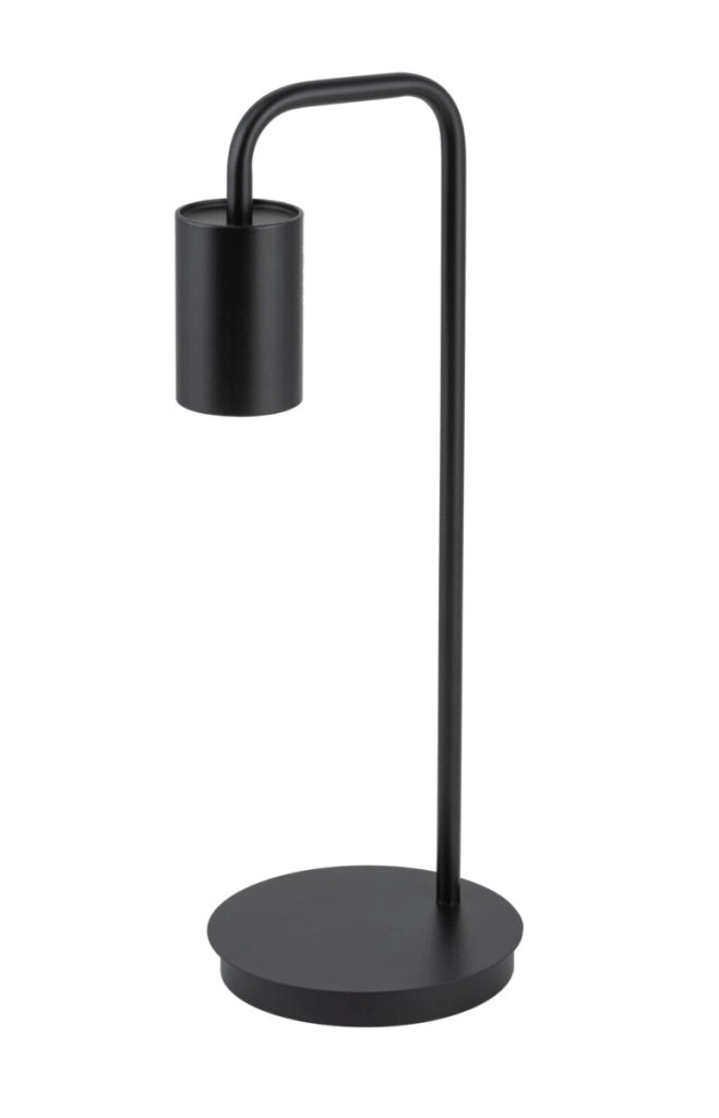 Lampada da tavolo nera industriale Luis GU10 25W Sigma