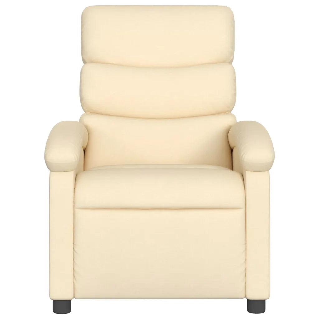 Poltrona reclinabile in Tessuto Crema 3205808