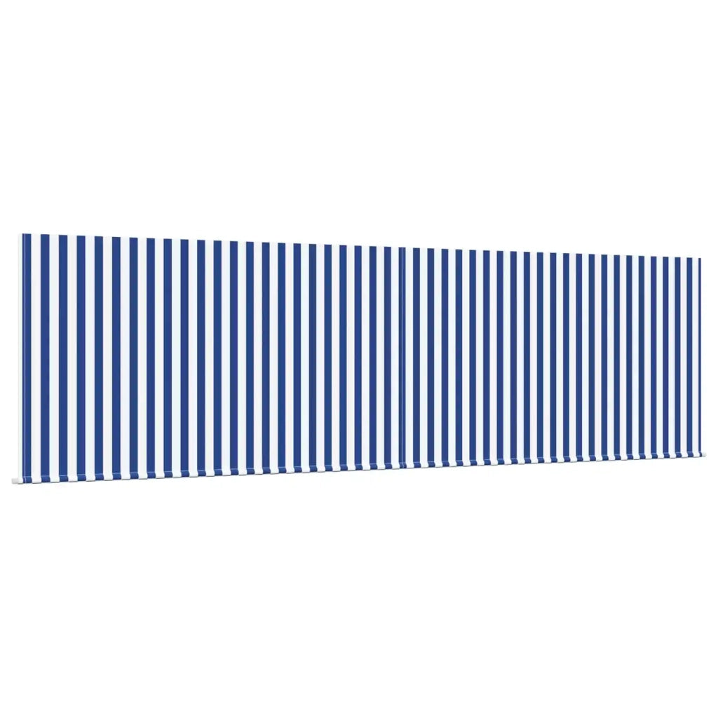 Tenda Retrattile Blu e Bianco 400 × 300 cm 3330854