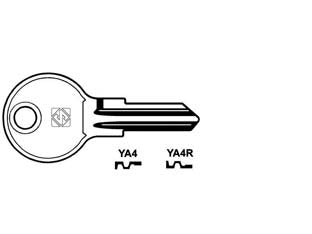 CHIAVI PER CILINDRI YALE 5 SPINE PICCOLE- - YA4R SX - 10 pezzi SILCA