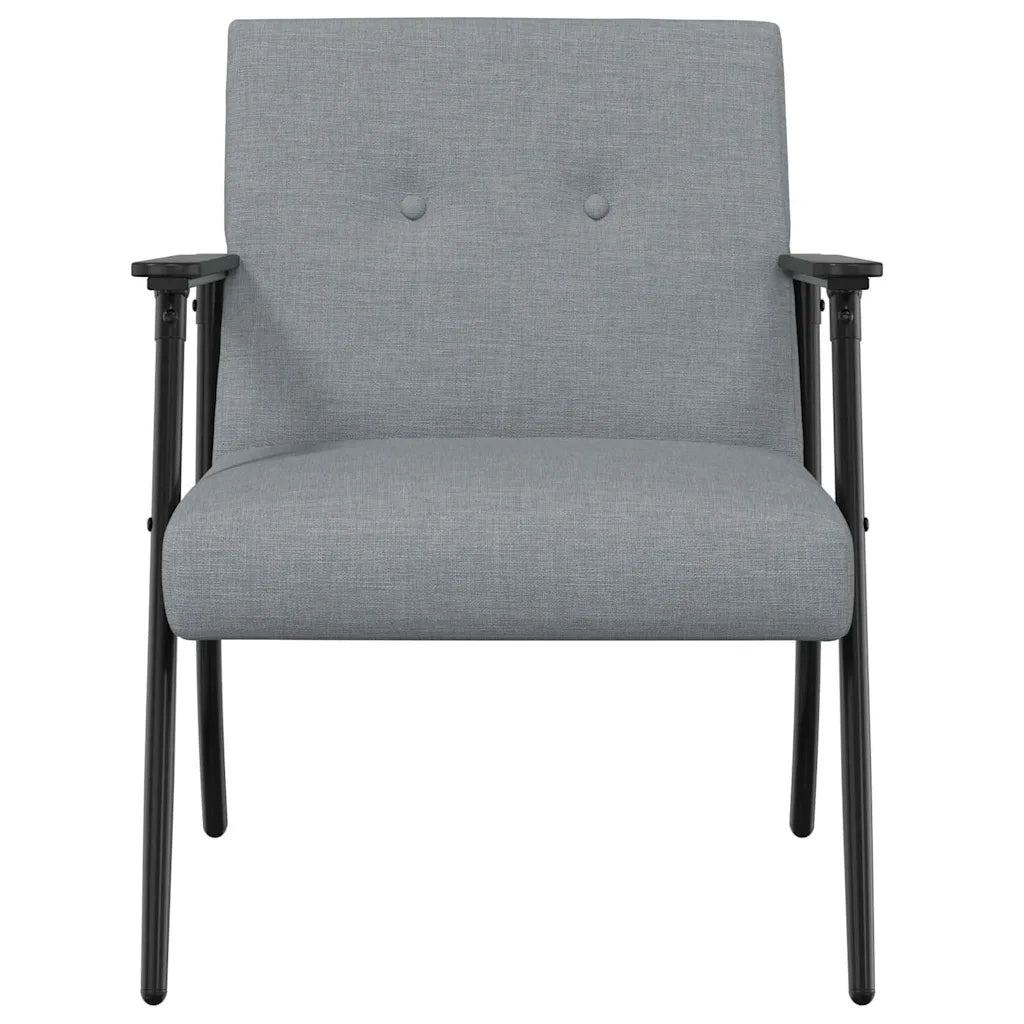 Poltrona | Sedia Relax Grigio chiaro Tessuto