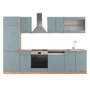 Vicco Cucina componibile Rovere blu-grigio/oro 300 cm , PL Rovere