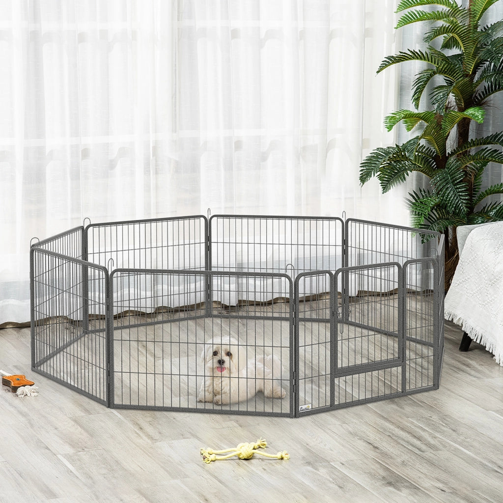 Recinto per Cani ¨C Minimal ¨C Grigio 80x150x60 cm