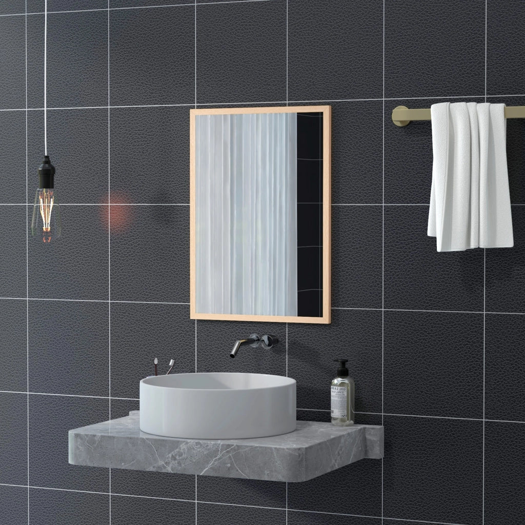 Specchio da Parete 50x70 cm ¨C Zephmum ¨C Legno