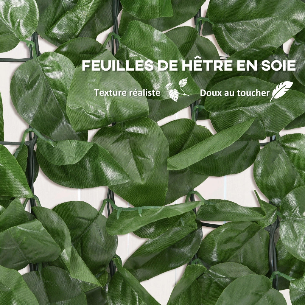 Hedge Artificiale Brise-Vue ¨C zephmum ¨C Verde Scuro 3x1 m
