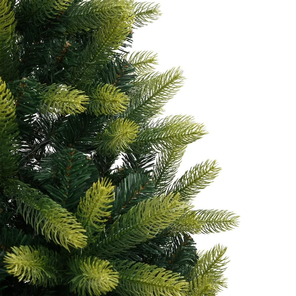 Albero di Natale Artificiale Incernierato-Albero Natalizio con Base 150 cm 756833