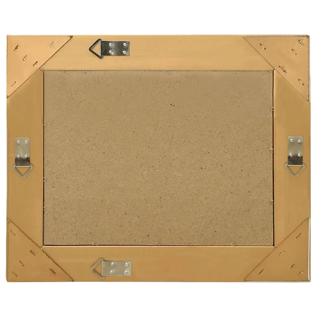 Specchio da Parete Stile Barocco-Specchio a Muro-Specchio Decorativo 50x40 cm Oro