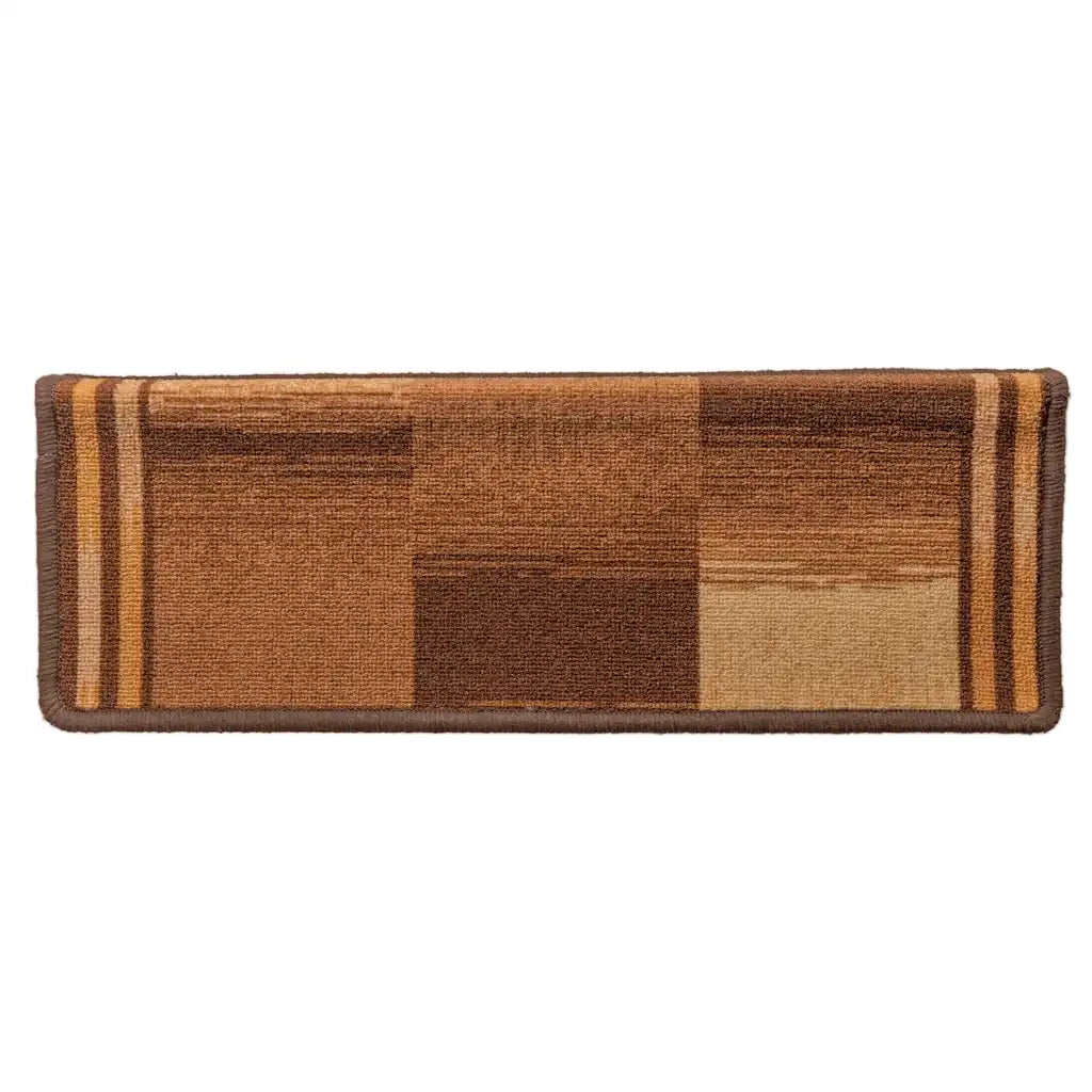 Tappetini per Scale Autoadesivi 5 pz 65x21x4 cm Marroni 149844