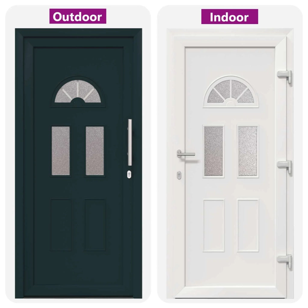 Porta Frontale Antracite 110 x 210 cm PVC