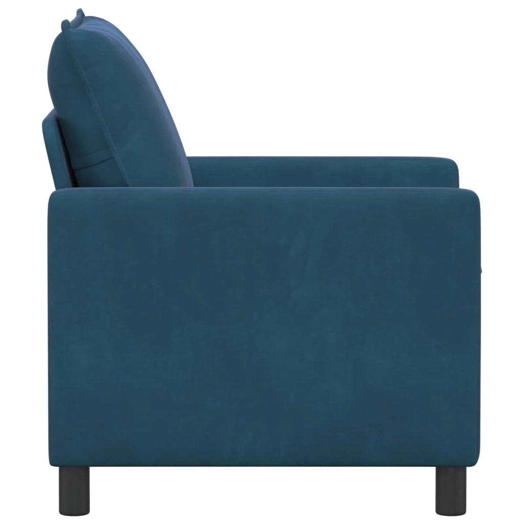Divano Blu 76 x 81 x 87,5 cm Velluto 42028763