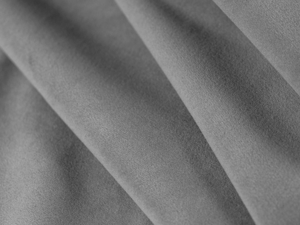 Cosmopolitan Design - Divano modulare sinistro "Sky" 4 posti in velluto grigio chiaro 