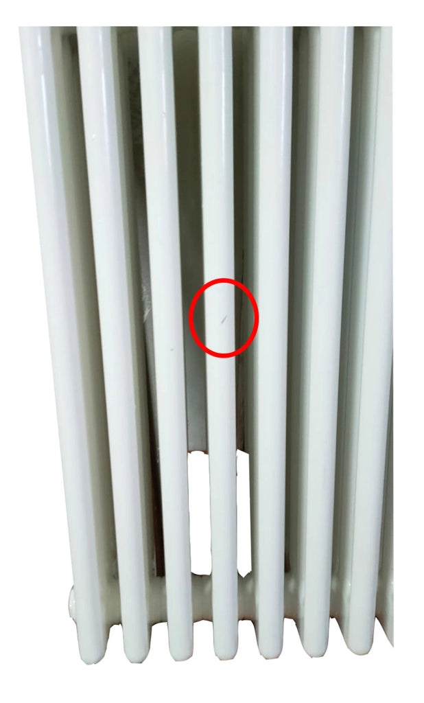 AREA OCCASIONI Batteria completa Radiatore Termosifone in acciaio tubolare Cordivari Ardesia 4 Colonne h 656 mm interasse 600 mm tappi e riduzioni inclusi 14 elementi h. 656 AO414