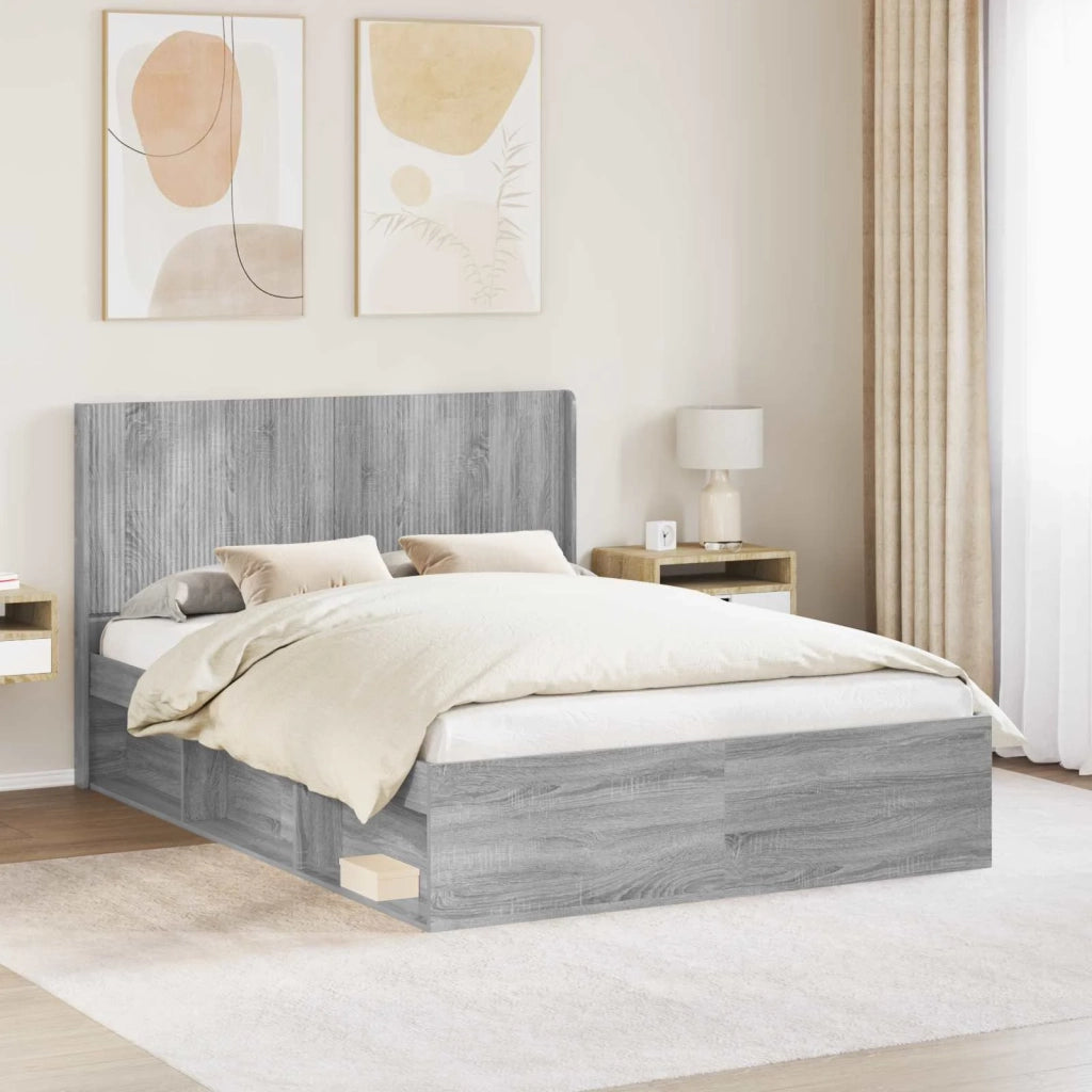 Testiera | Testata Letto Sonoma grigio Legno ingegnerizzato