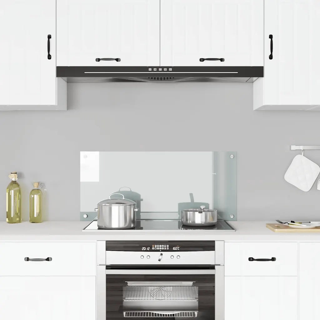 Paraschizzi per Cucina Trasparente 90x40 cm in Vetro Temperato CFW1077675