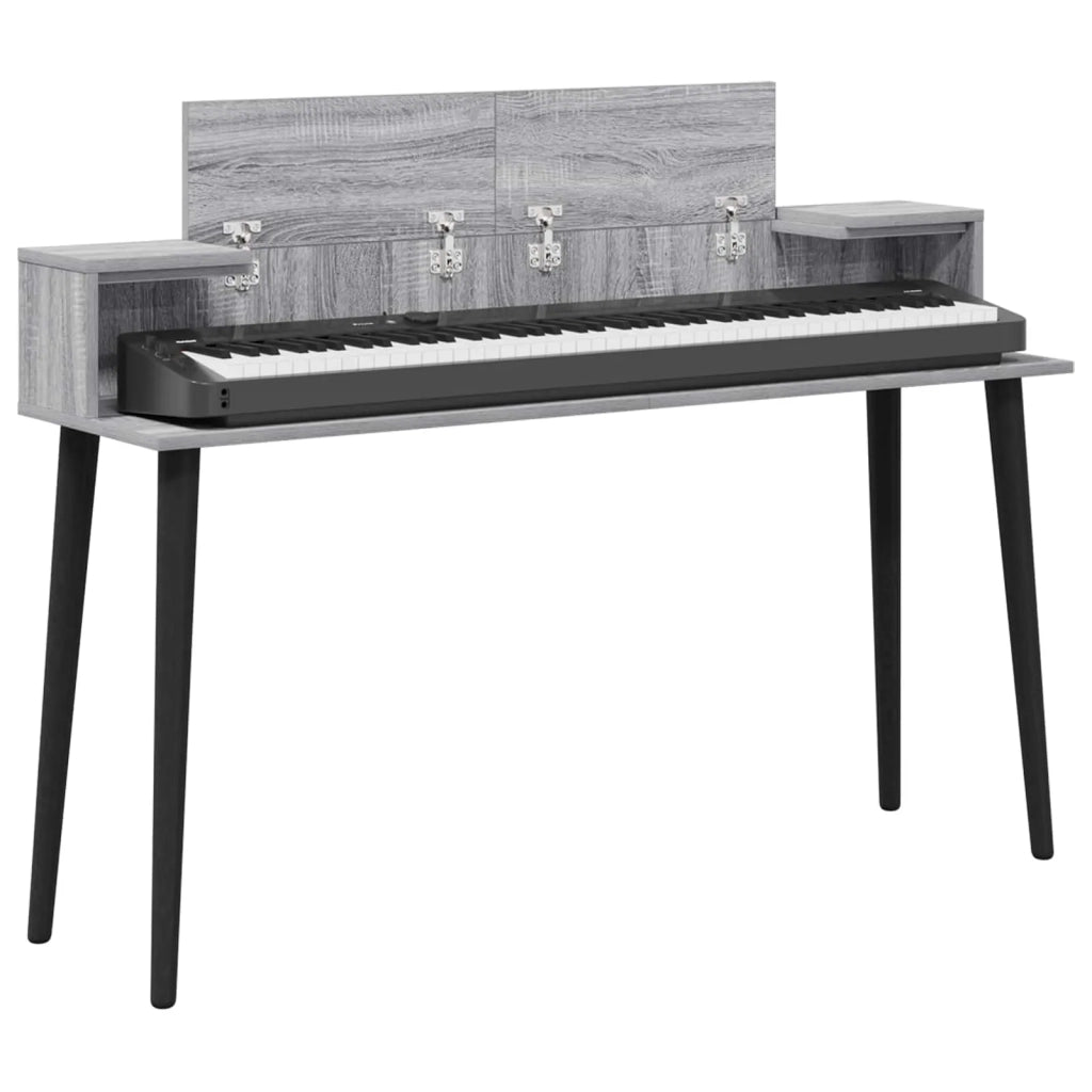 Scrivania studio Sonoma grigio 110 x 36 x 19,5 cm 8006713