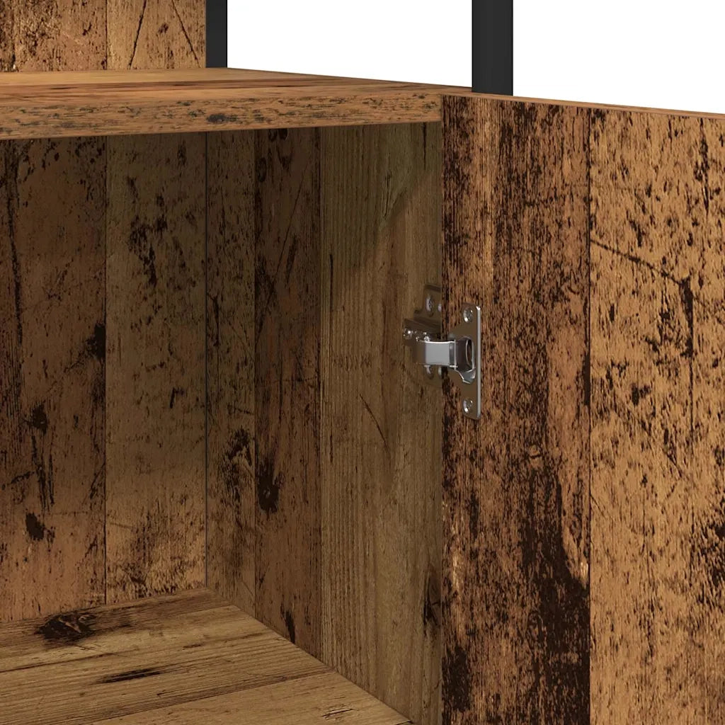 Set di mobili per il bagno 3 pcs Marrone Legno multistrato 3332559
