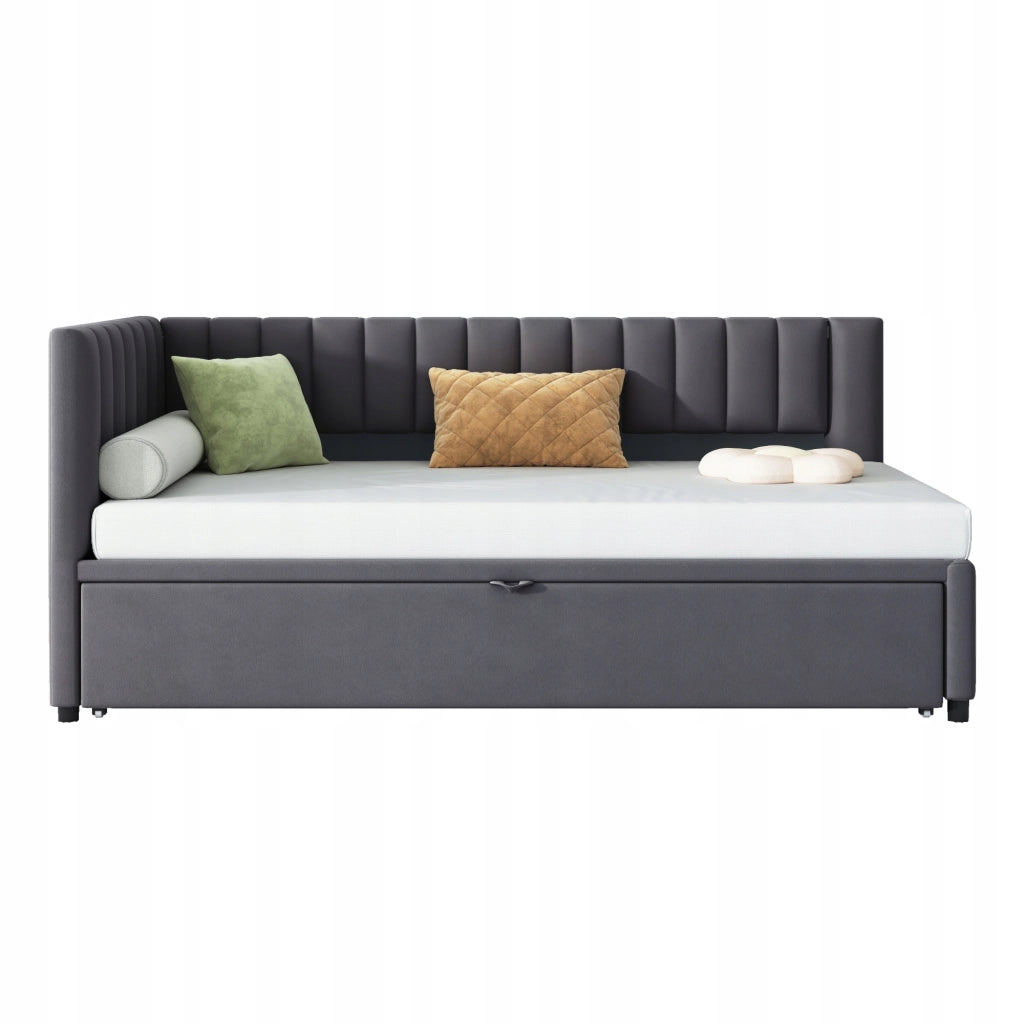 Divano letto angolare - Xylo - 90/180x200 - Grigio