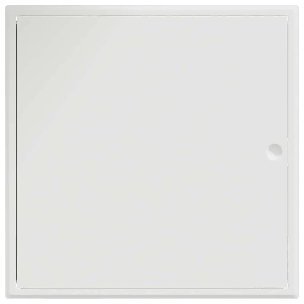 vidaXL Pannello di Accesso Bianco 50 x 50 cm Acciaio