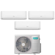 Condizionatore Trial Split Hisense Hi-Comfort 9+9+12 con 3AMW52U4RJC R-32 Wi-Fi Integrato