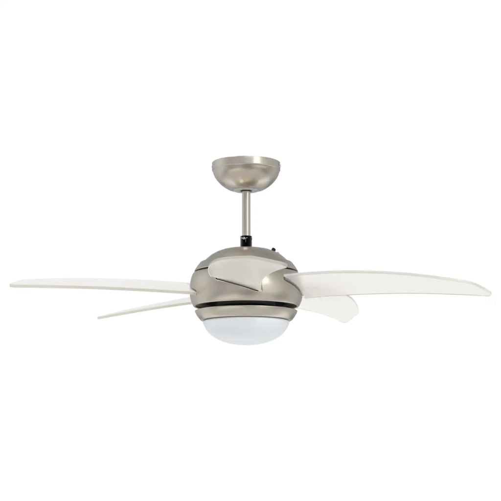 Ventilatore da soffitto con luce e telecomando Ø 110 cm 42035651