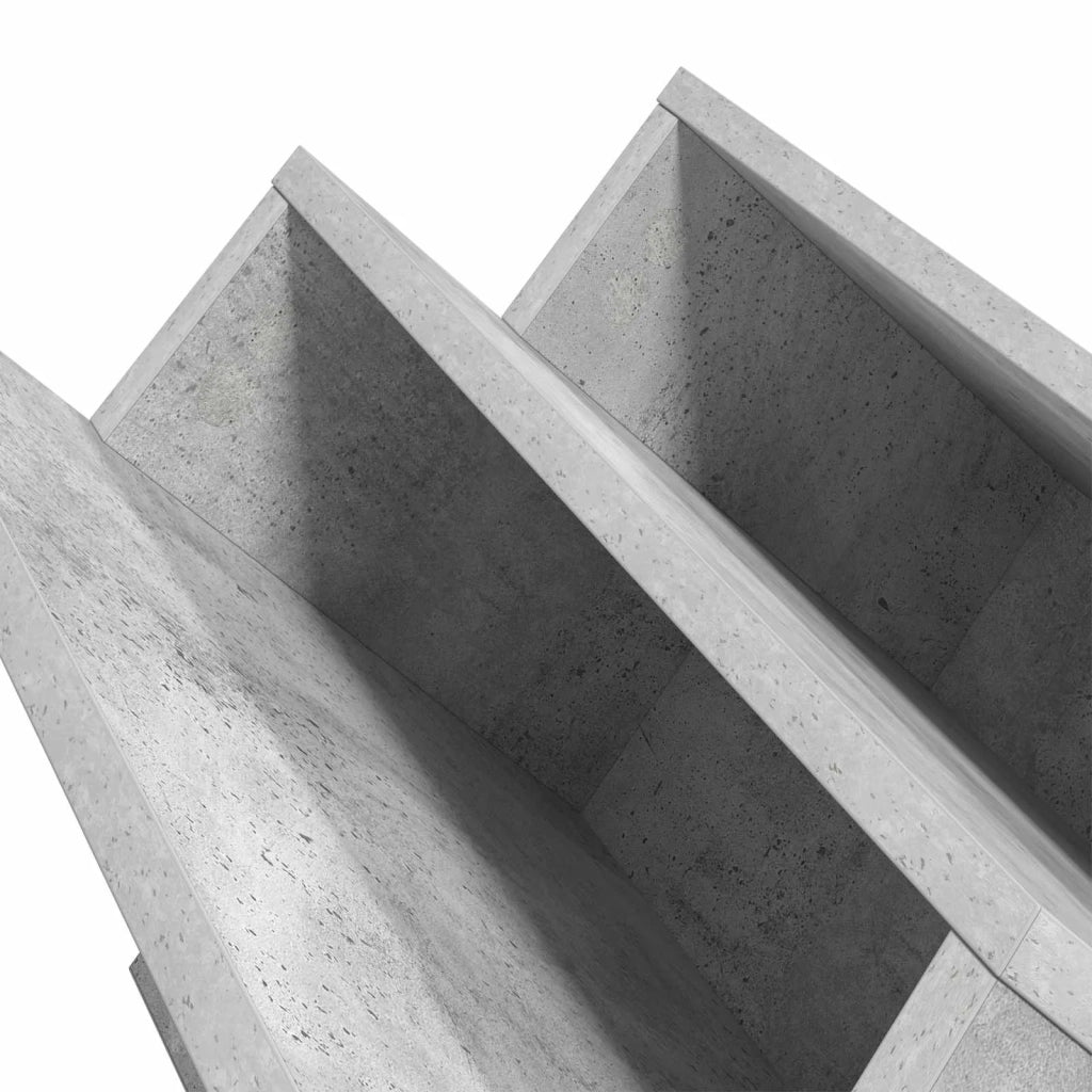 Scaffale per riviste Grigio Concret¨¨ 53 x 40 x 28,5 cm CFW8353091