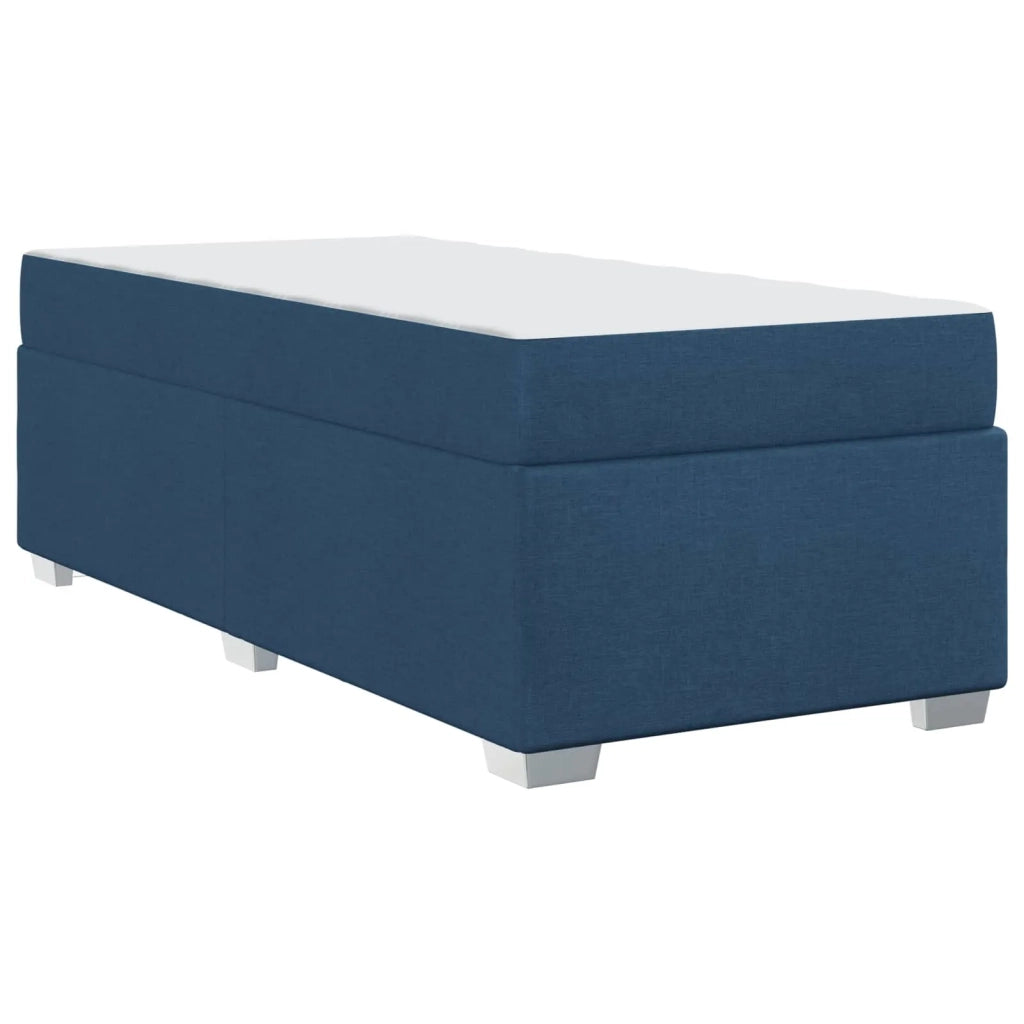 Struttura del letto con materasso Blu 80 x 200 cm Tessuto 3399151