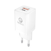CARICATORE C/PRESA USB-A E USB-C 20W LS-NC08