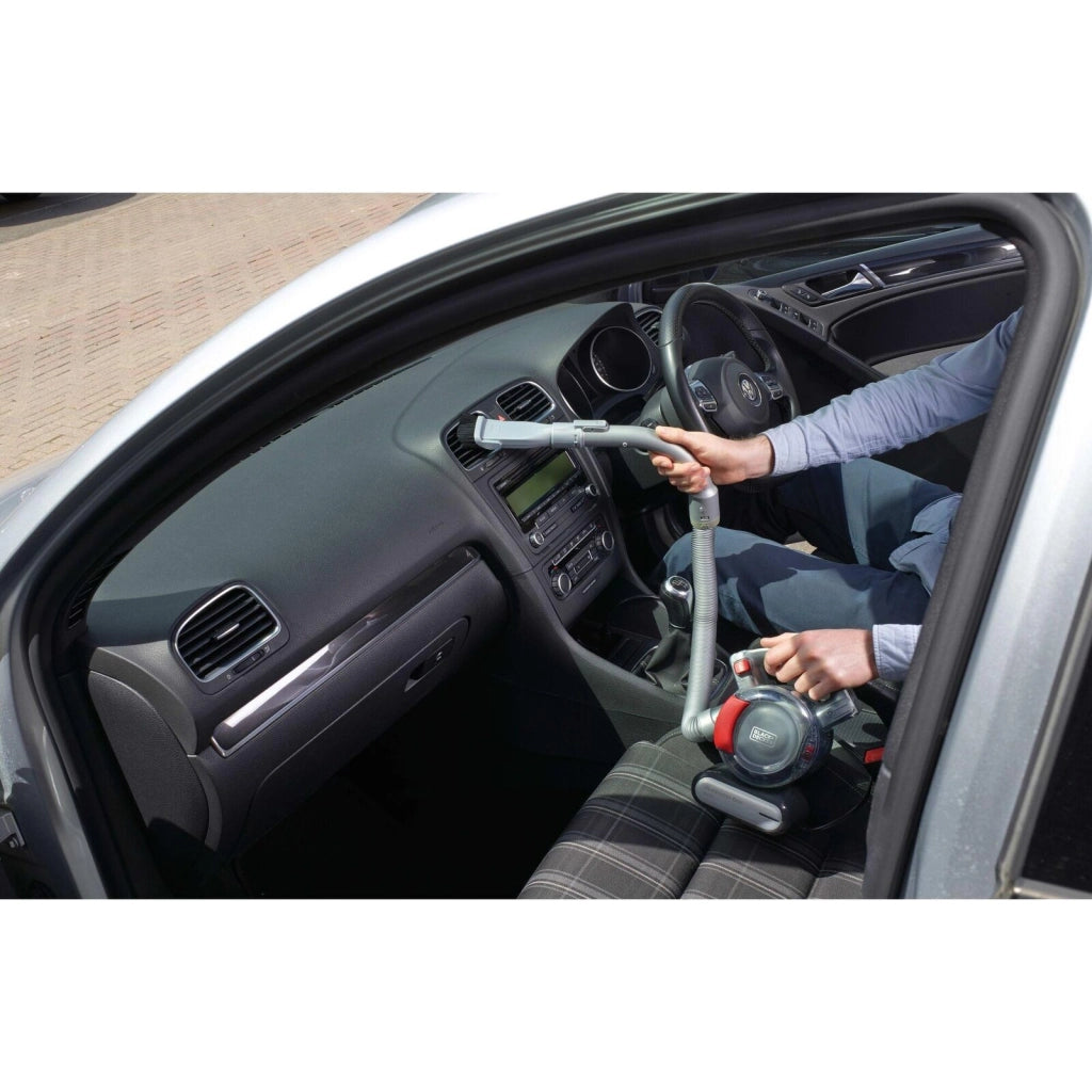 Black & Decker PD1200AV-XJ aspirapolvere senza filo Grigio, Arancione Senza sacchetto