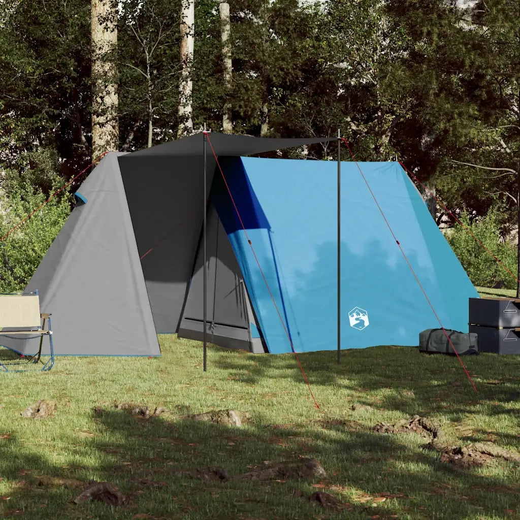 Tenda da Campeggio per 3 Persone-Tenda per Escursionismo Blu Impermeabile