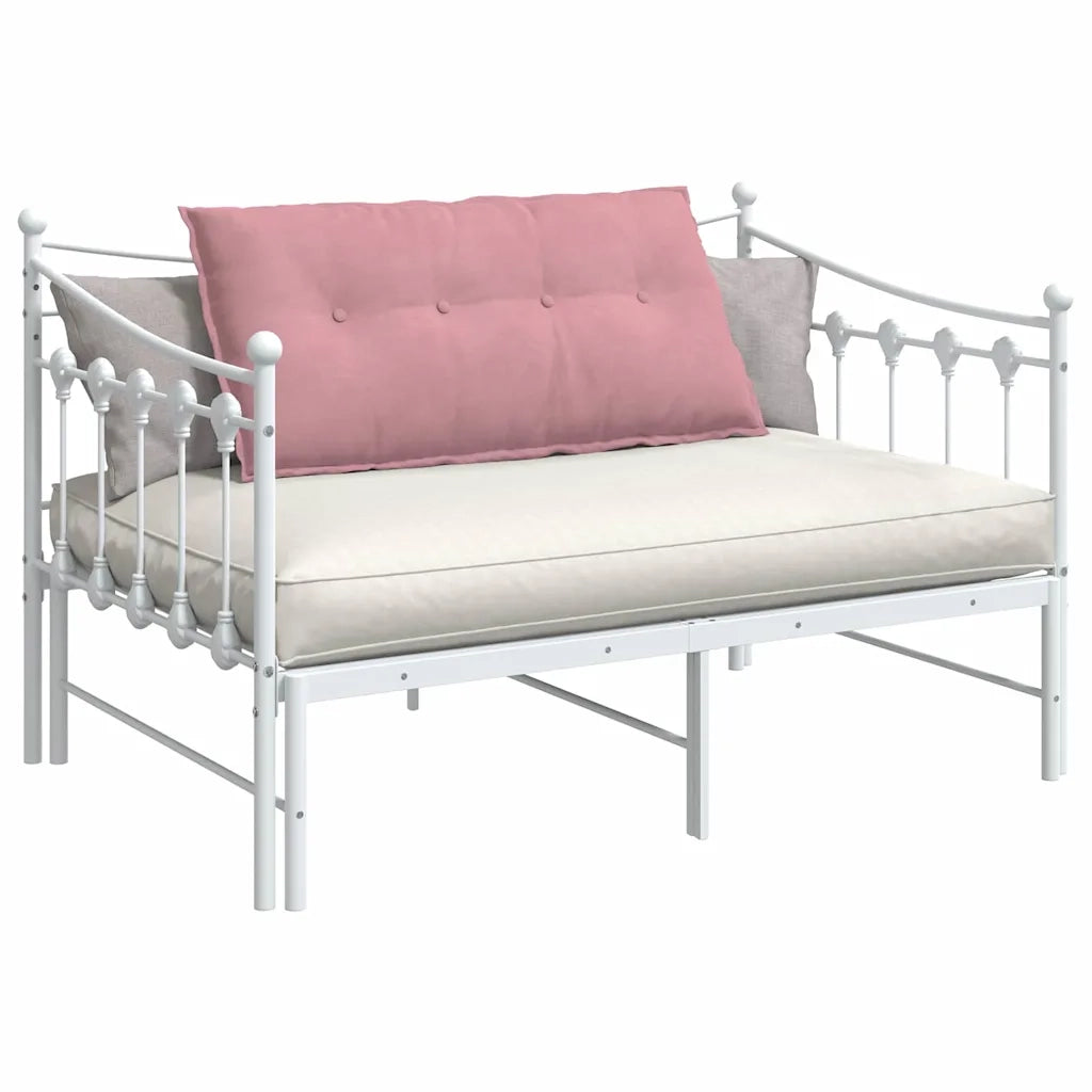 Cuscino per Schiena Rosa 100 x 50 cm Tessuto in Cords 42014765