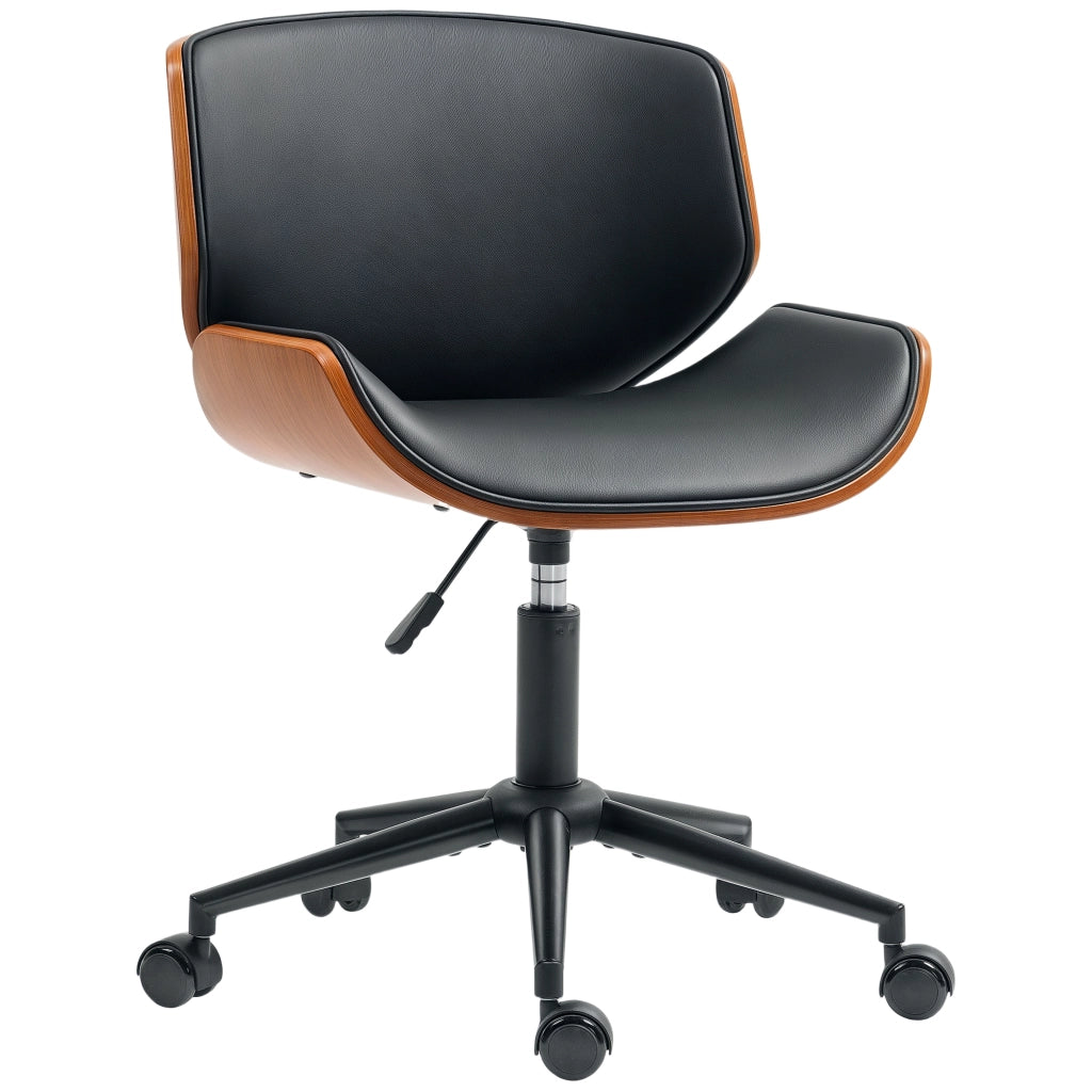 Sedia da ufficio ergonomica senza braccioli ¨C Minimal ¨C 52x54x84cm nero