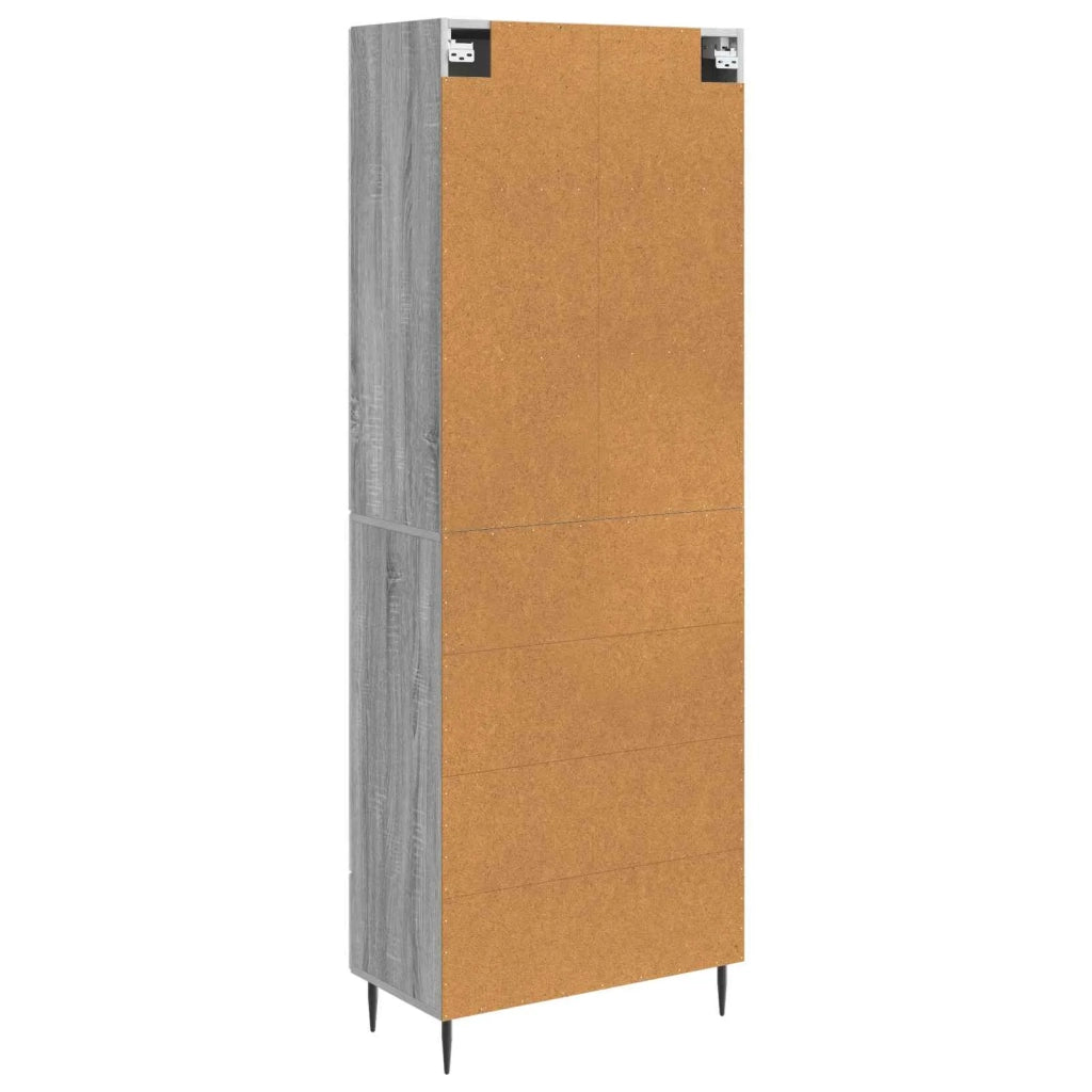 Set di armadi 2 pcs Sonoma grigio 66 x 34,5 x 90 cm 3416643