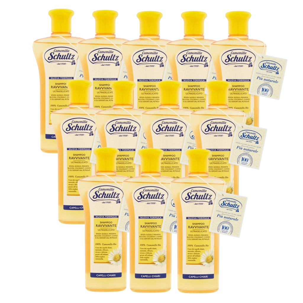 SCHULTZ SHAMPOO SET 12 PZ  CAMOMILLA DA 250ML