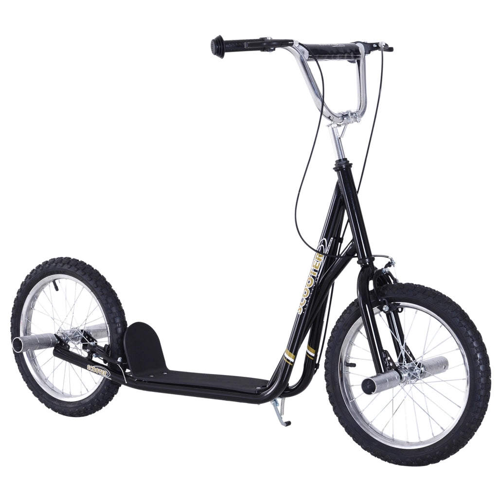 Trottinette Grandi Ruote Pneumatiche ¨C Minimal ¨C Acero Nero