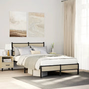 Giroletto senza Materasso-Struttura Letto Rovere Sonoma 120x190cm in Truciolato 820919