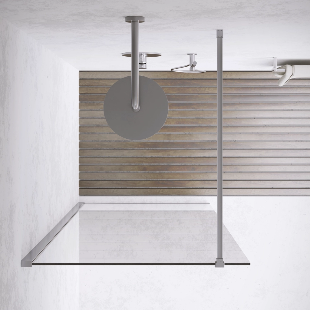 Parete doccia walk-in 70 cm 8mm trasparente anticalcare h200 | Lazaros