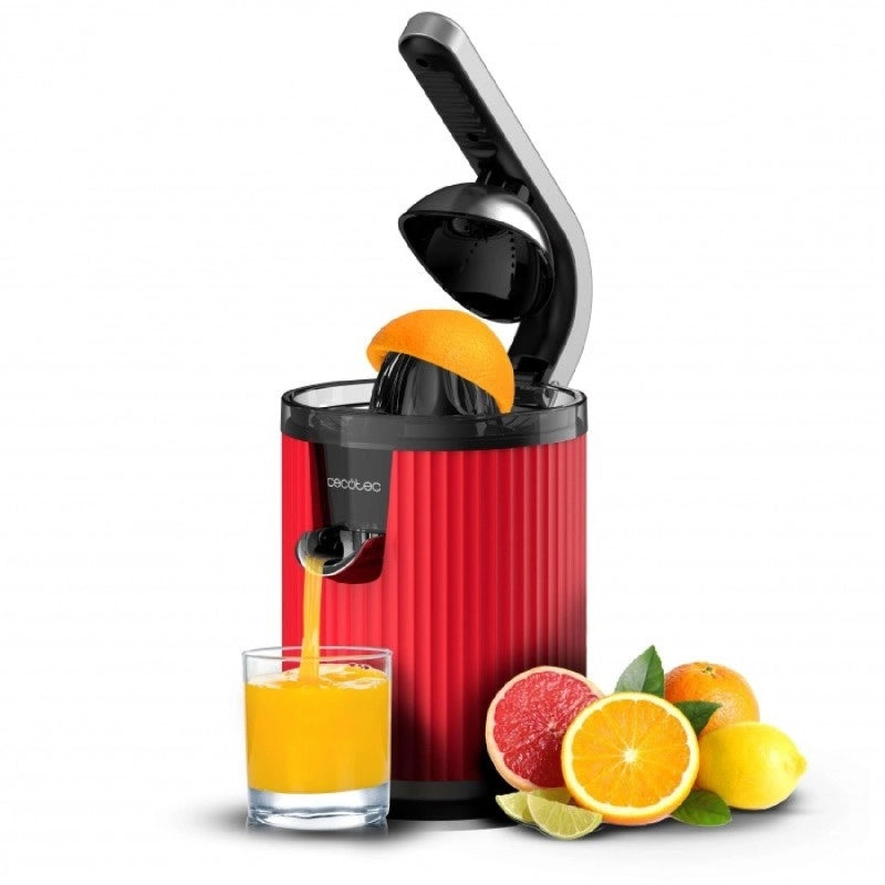 CECOTEC 03899 - Spremiagrumi manuale Xqueeze RetroJuice 600 Red