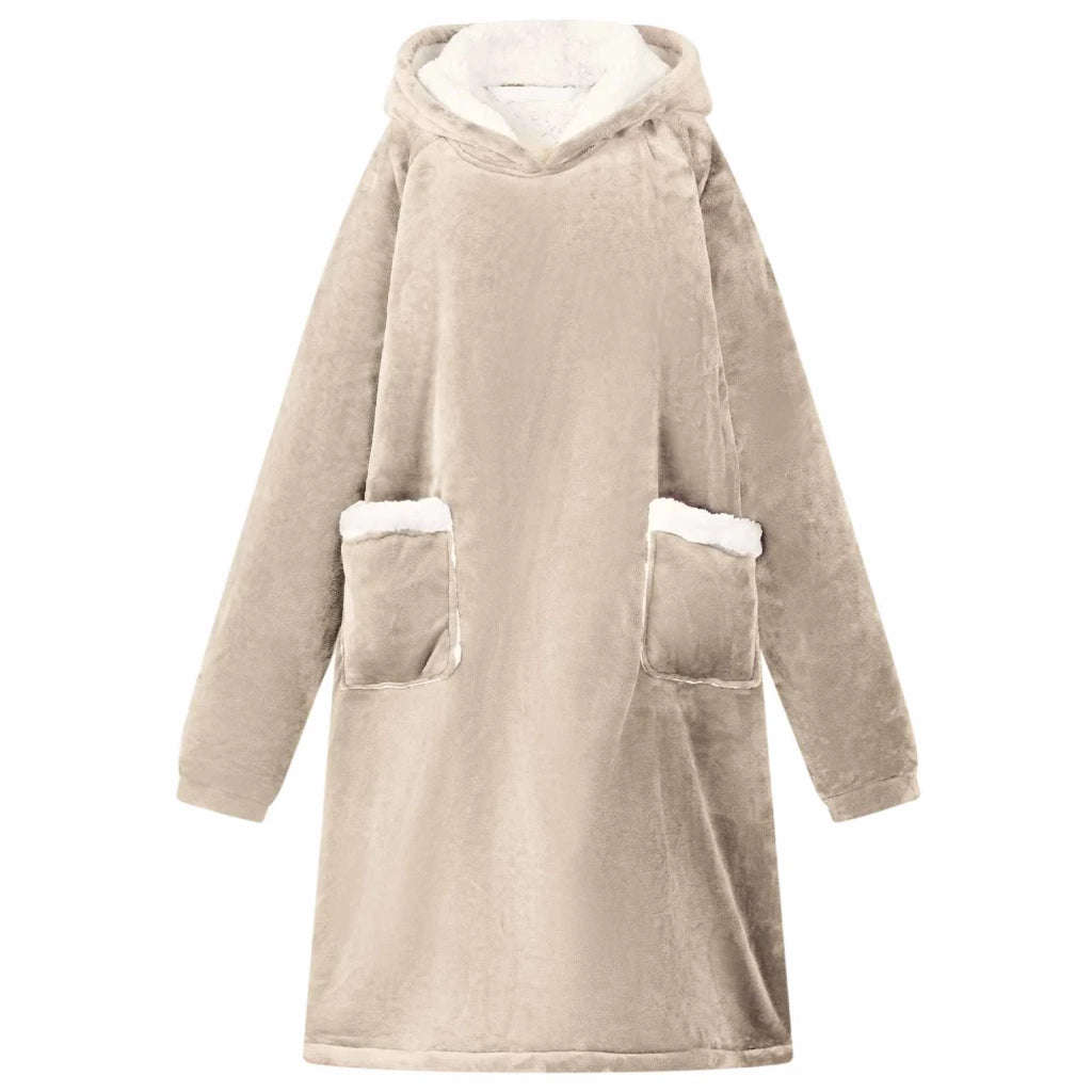 Felpa coperta Beige L Pile e Flanella 42017182