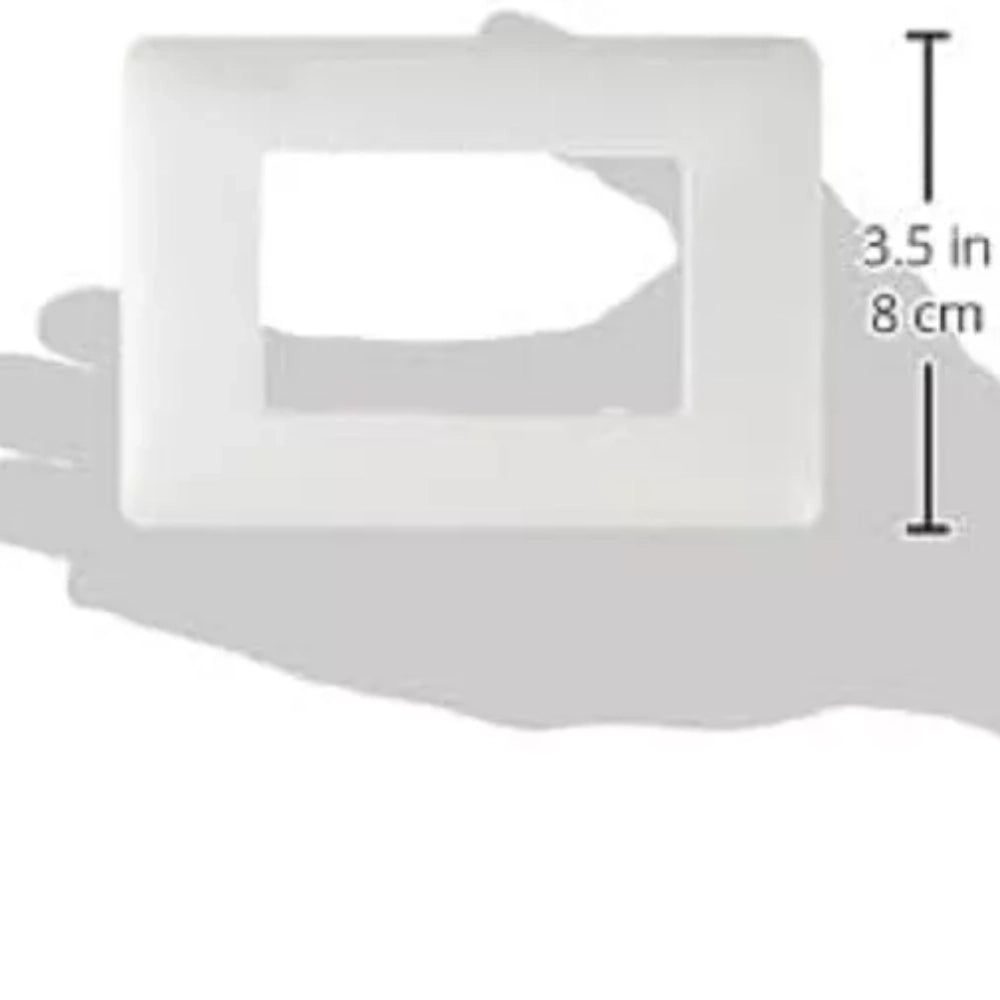 Bticino matixgo placca 3 moduli in tecnopolimero resistente per impianti elettrici *** colore bianco, confezione 1