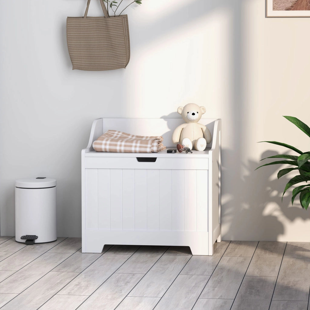 Cassa in legno con coperchio ¨C Minimal ¨C bianco
