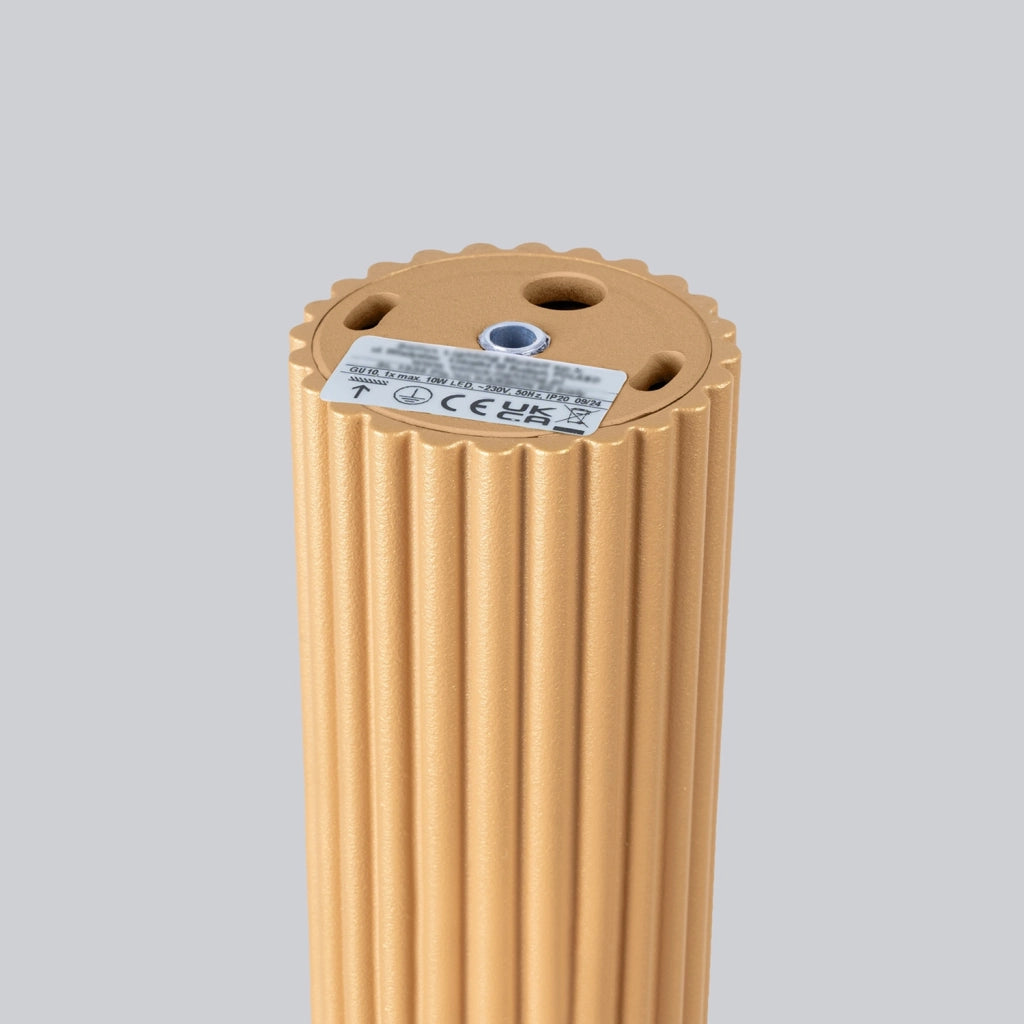 Spot soffitto moderno oro tubo 60cm GU10 GRAVIO Pure Lume