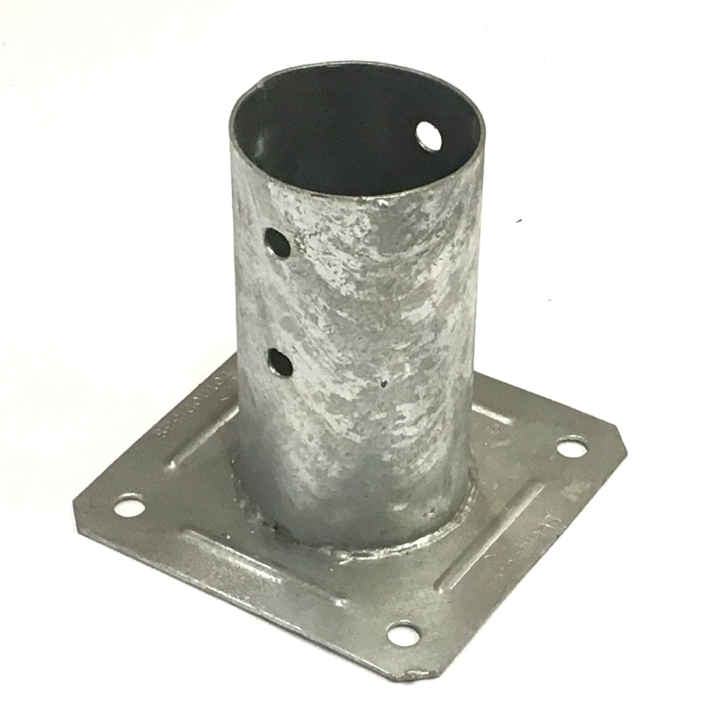 Staffa a bicchiere per palo tondo diametro 10 cm 4PZ